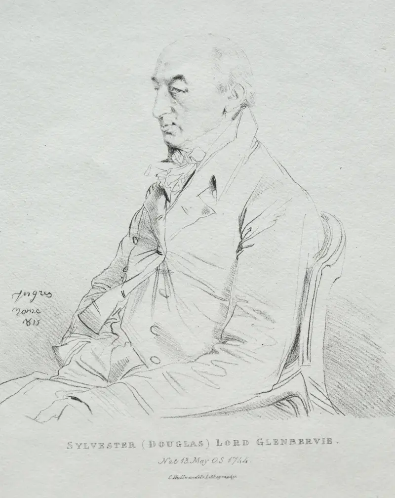 Sylvester Lord Glenbervie von Jean Auguste Dominique Ingres