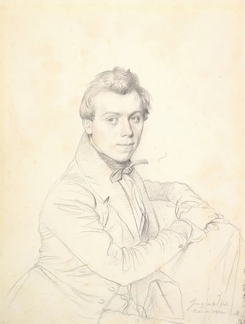 Der Architekt Charles-Victor Famin von Jean Auguste Dominique Ingres