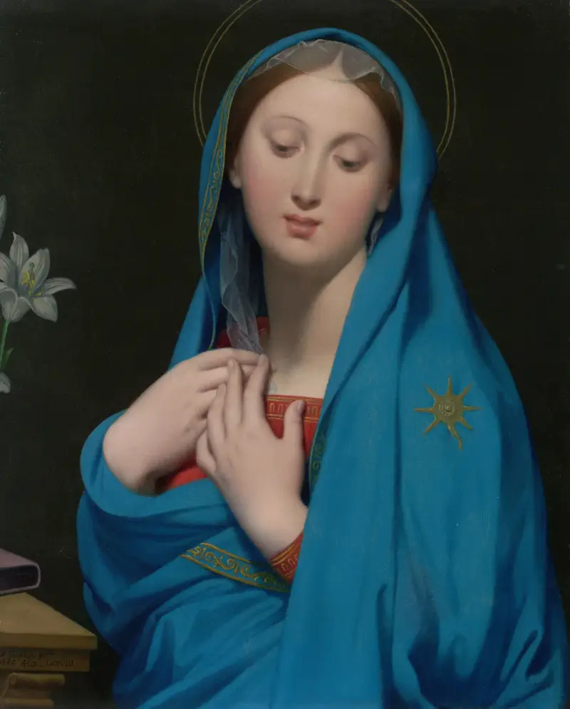 Jungfrun av adoptionen av Jean Auguste Dominique Ingres