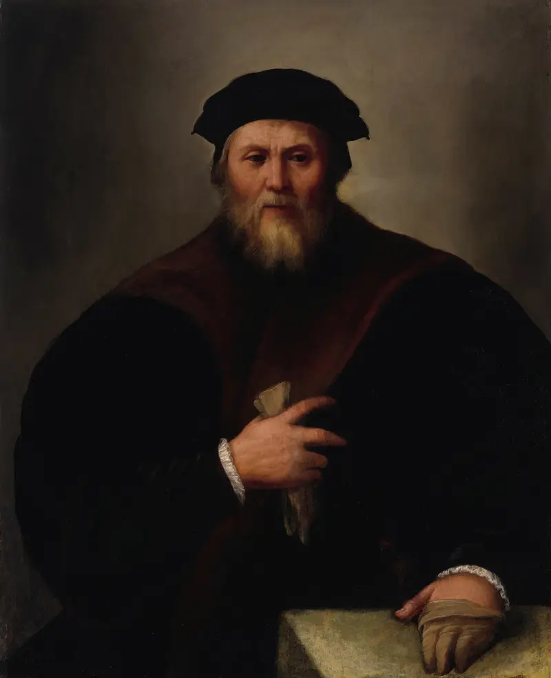 Portrait of a gentleman – nr 1 av Dosso Dossi