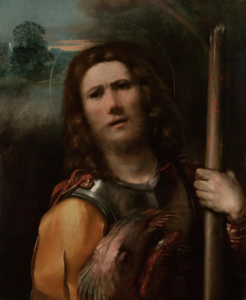 Saint George av Dosso Dossi