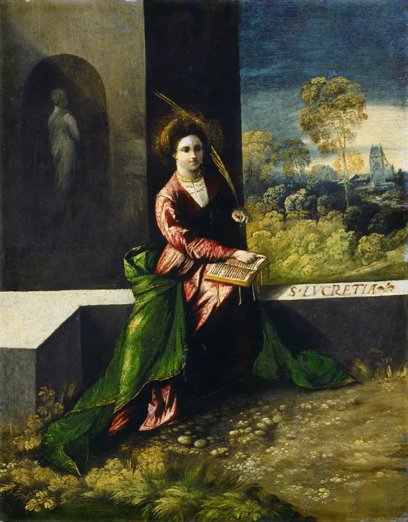 Heilige Lucretia von Dosso Dossi
