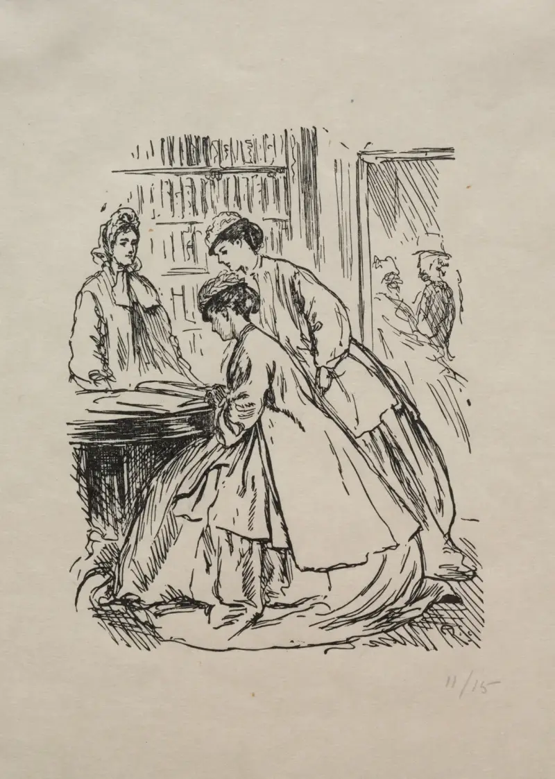 Mnoho povyku pro nic, 1866 – Nr. 2, George Du Maurier