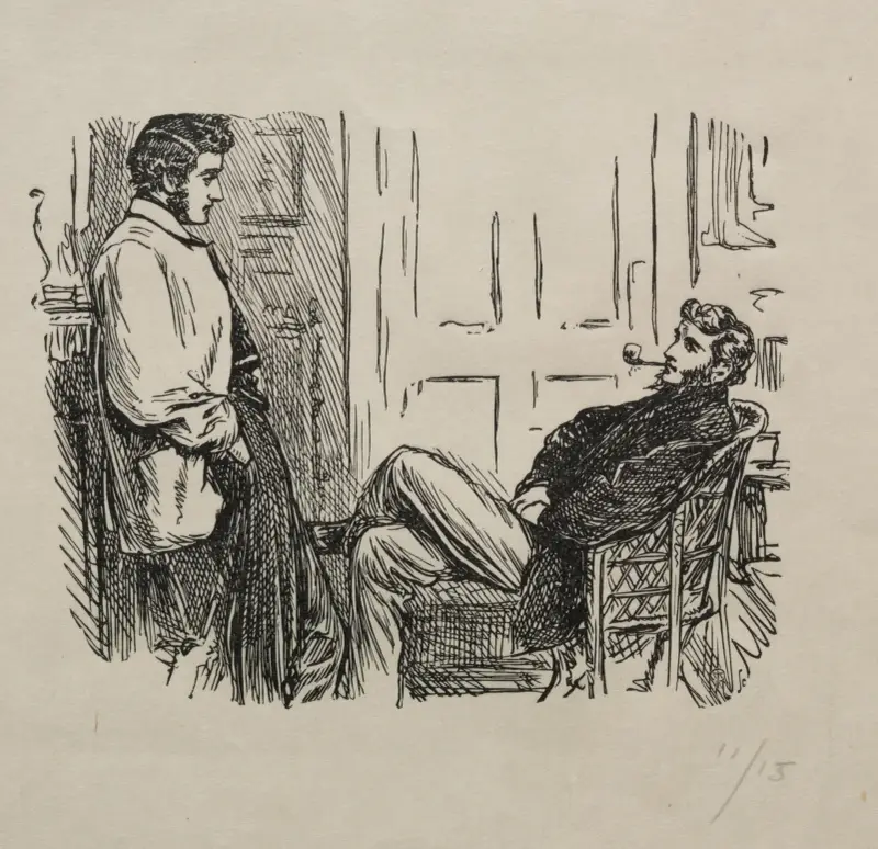 Die Karo-Dame – Wie sie gewonnen und verloren wurde, 1866 – Nr. 2 von George Du Maurier
