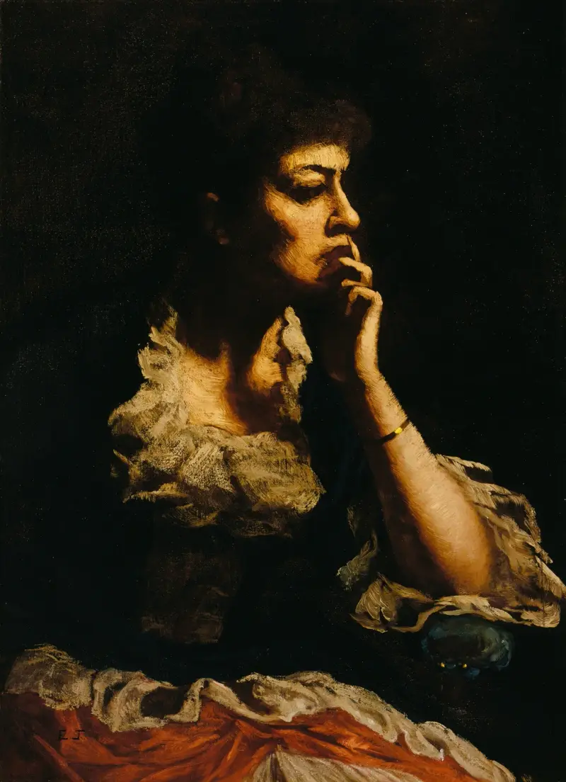Porträt von Mrs. Eastman Johnson von Eastman Johnson