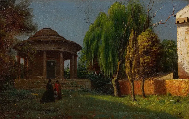 Scena związana z Mount Vernon, Eastman Johnson