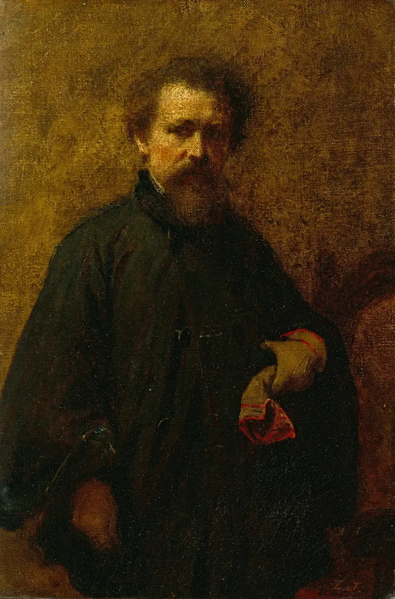 Self Portrait av Eastman Johnson