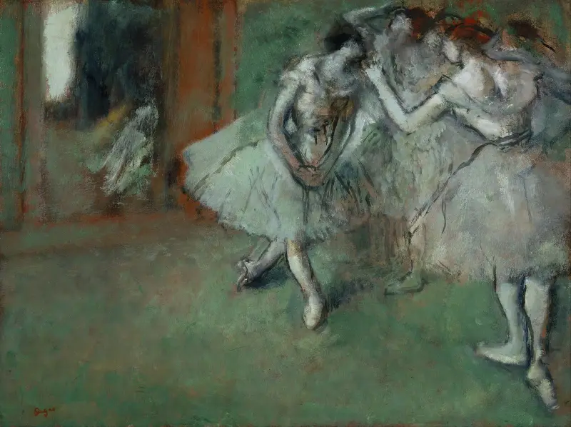 En grupp dansare av Edgar Degas