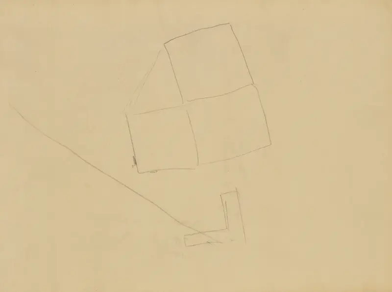 Abstract Lines av Edgar Degas
