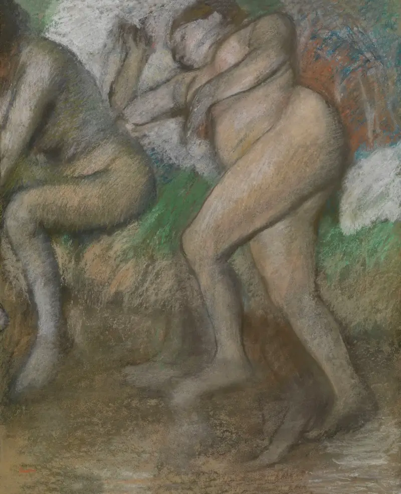 After the Bath, 1890 av Edgar Degas