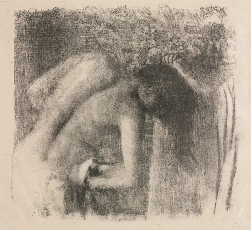After the Bath, 1891 av Edgar Degas