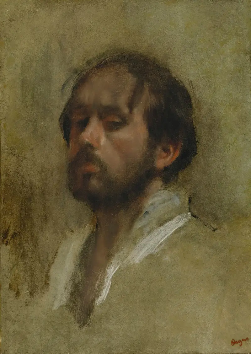 Autoportret, 1862, Edgar Degas
