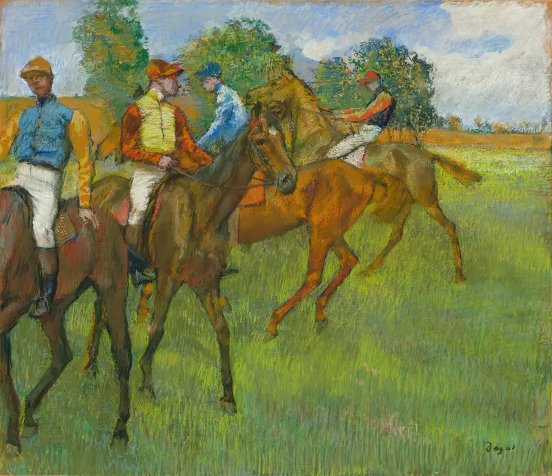 Przed wyścigiem, Edgar Degas