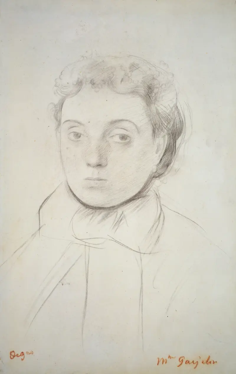 Bildnis Joséphine Gaujelin von Edgar Degas