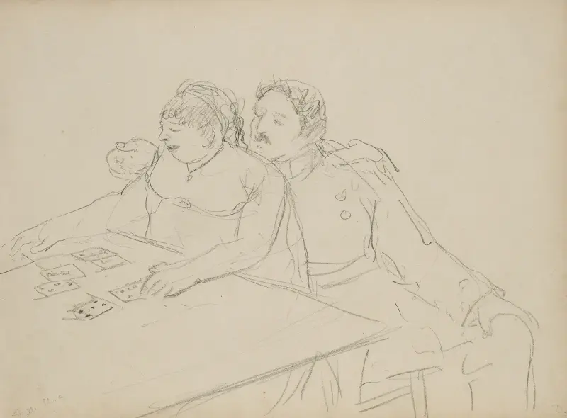 Brothel Scene, 1877 – nr 5 av Edgar Degas