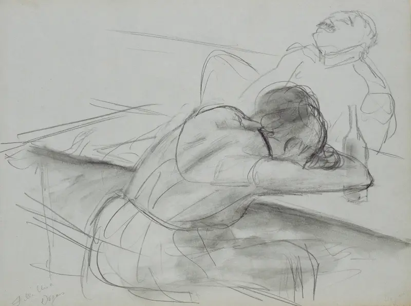 Brothel Scene, 1877 – nr 6 av Edgar Degas