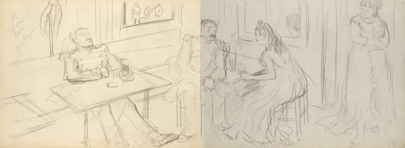 Bordellscen, 1877 – nr 1 av Edgar Degas