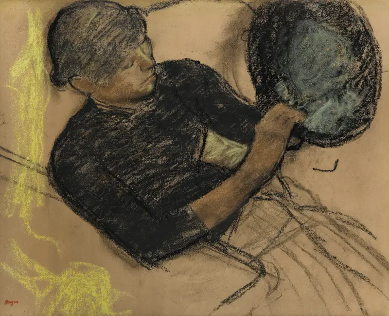 U modistky, Edgar Degas