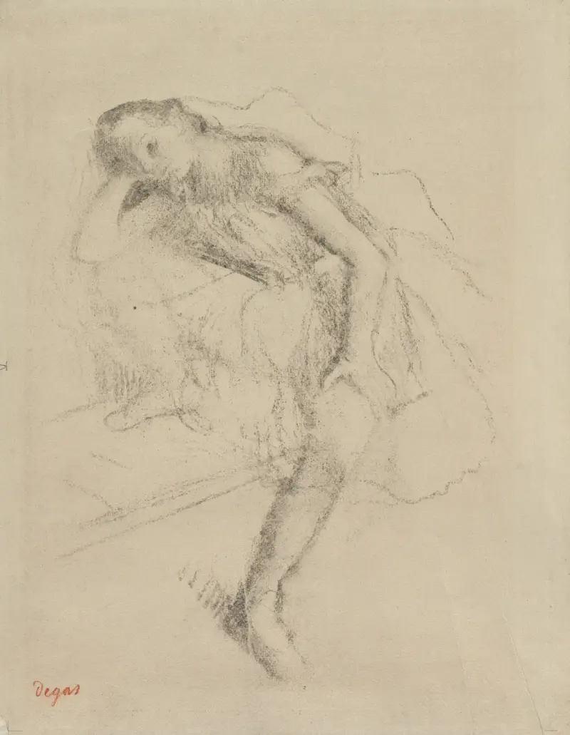 Dancer at Rest av Edgar Degas