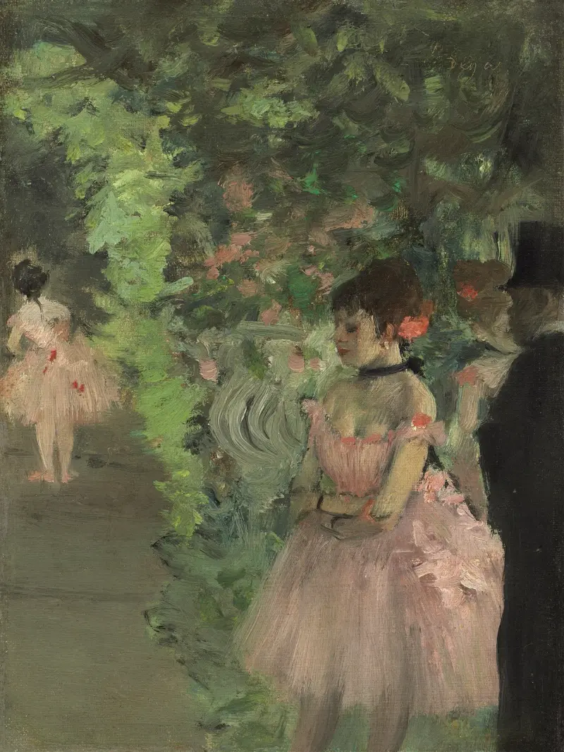 Tancerki za kulisami, Edgar Degas