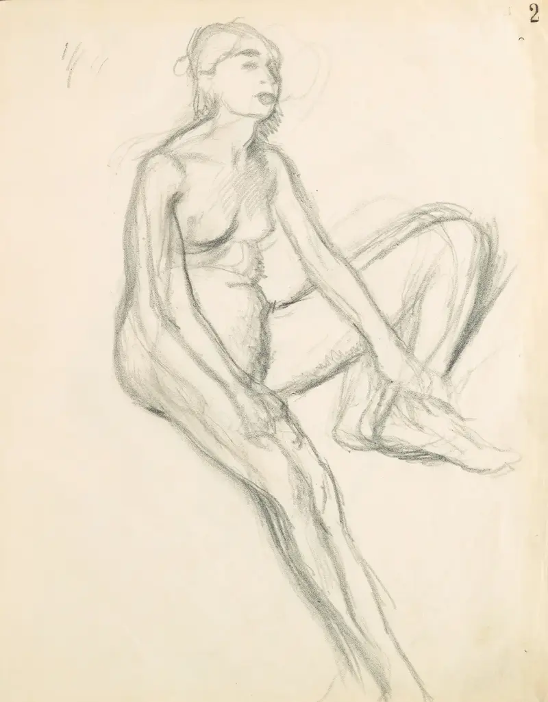 Figure Studies 1 av Edgar Degas
