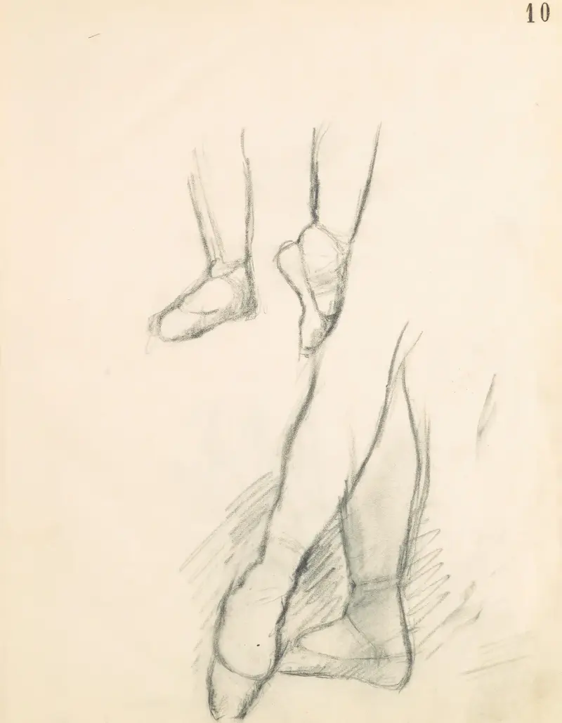 Figure Studies 11 av Edgar Degas