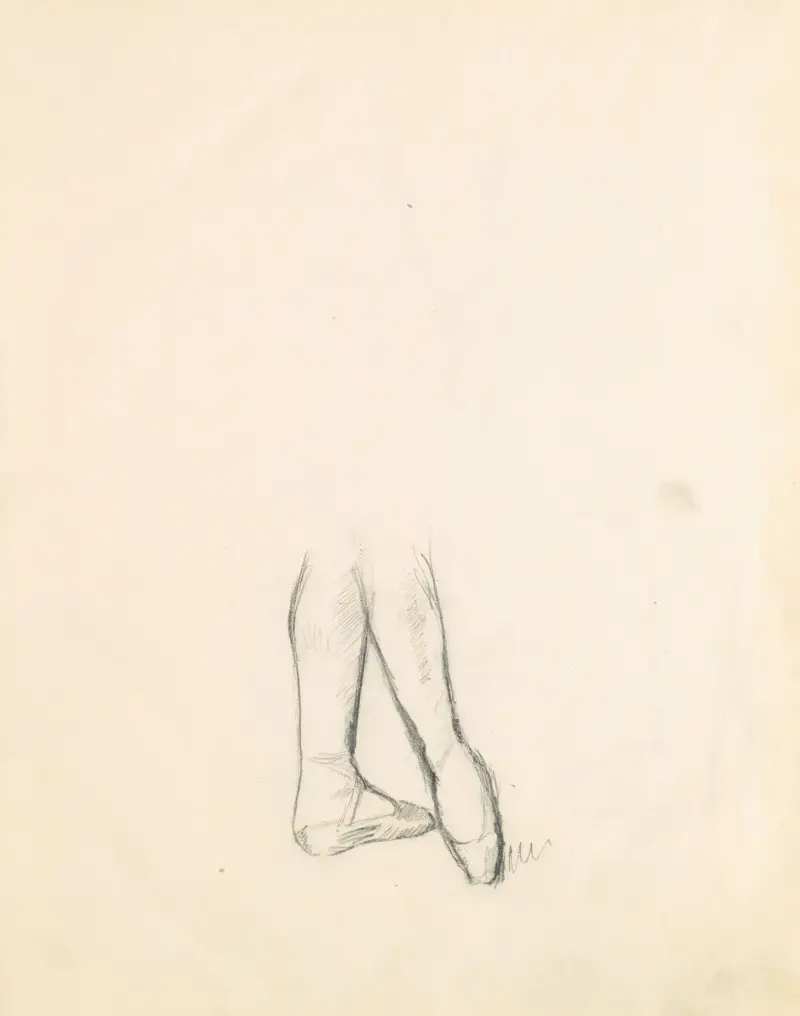 Figure Studies 12 av Edgar Degas