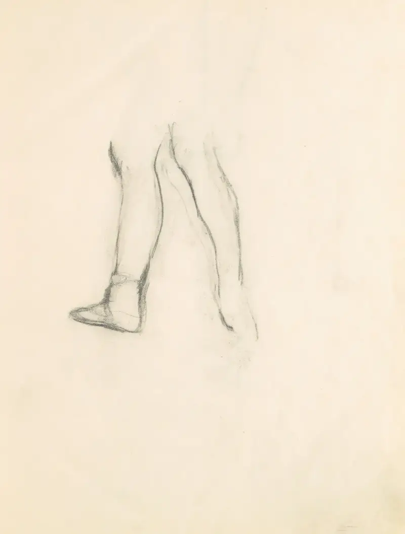Studie figur 15, Edgar Degas