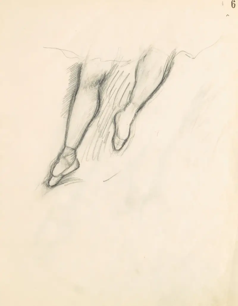 Figure Studies 7 av Edgar Degas
