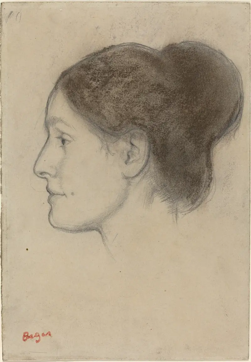 Hortense Valpinçon av Edgar Degas