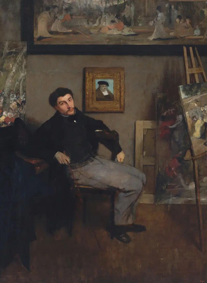 James-Jacques-Joseph Tissot (1836–1902) av Edgar Degas