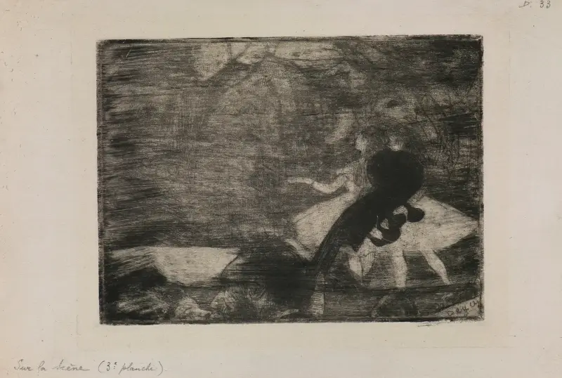 Na scenie I, Edgar Degas