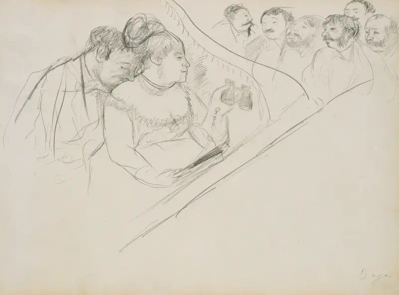 Opera Boxes av Edgar Degas