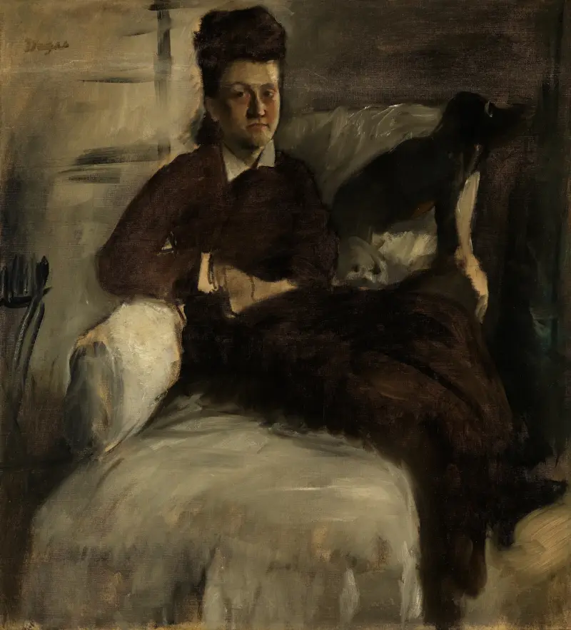 Portrét madame Jeantaudové, Edgar Degas