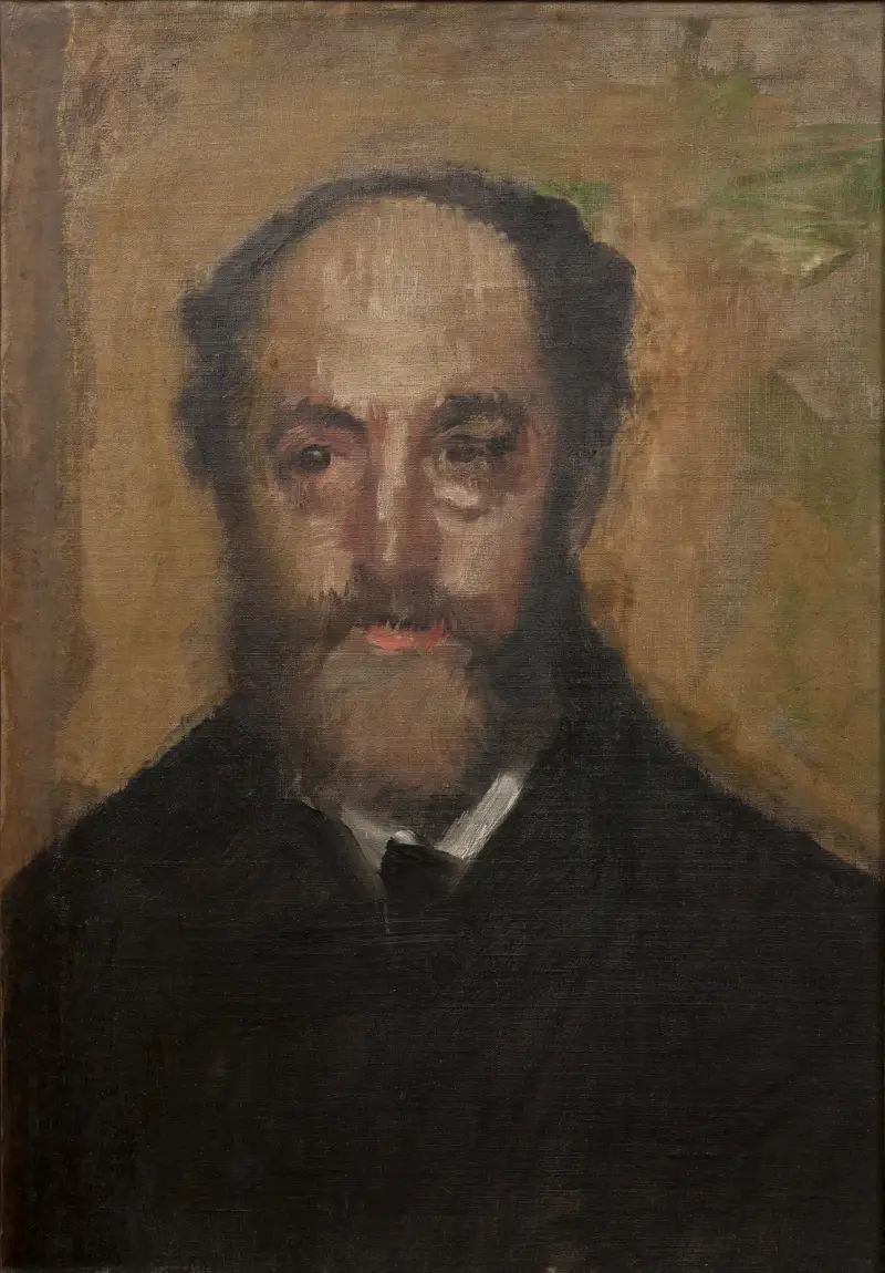 Porträtt av konstkritikern Durand-Gréville av Edgar Degas