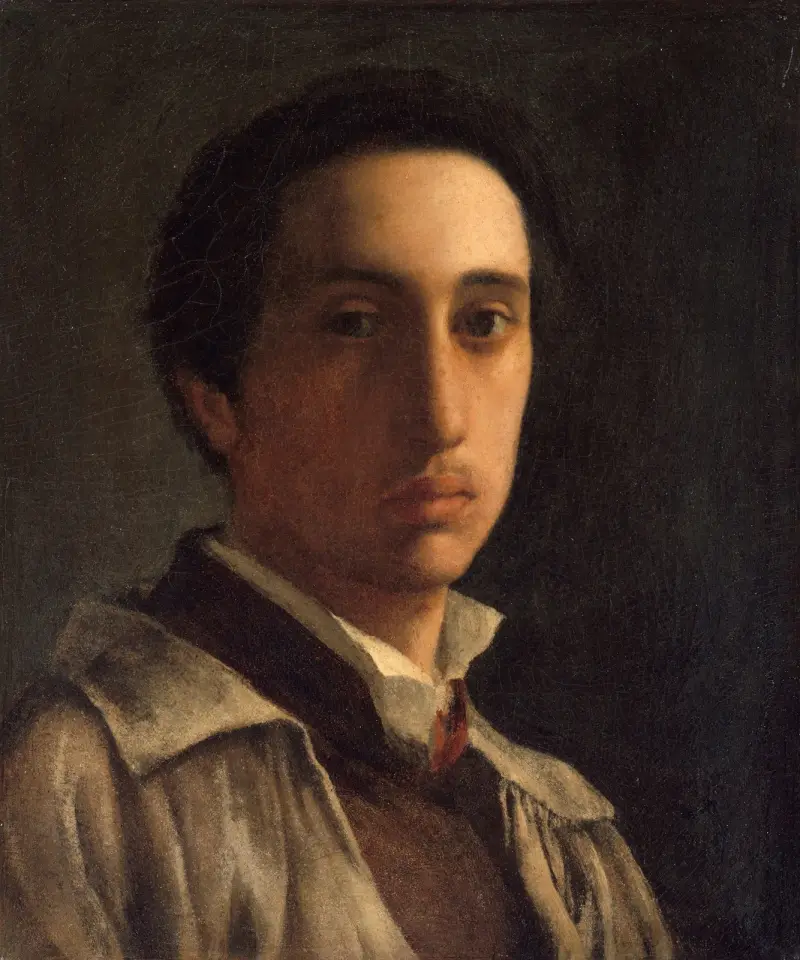 Self-Portrait, 1855 – nr 2 av Edgar Degas