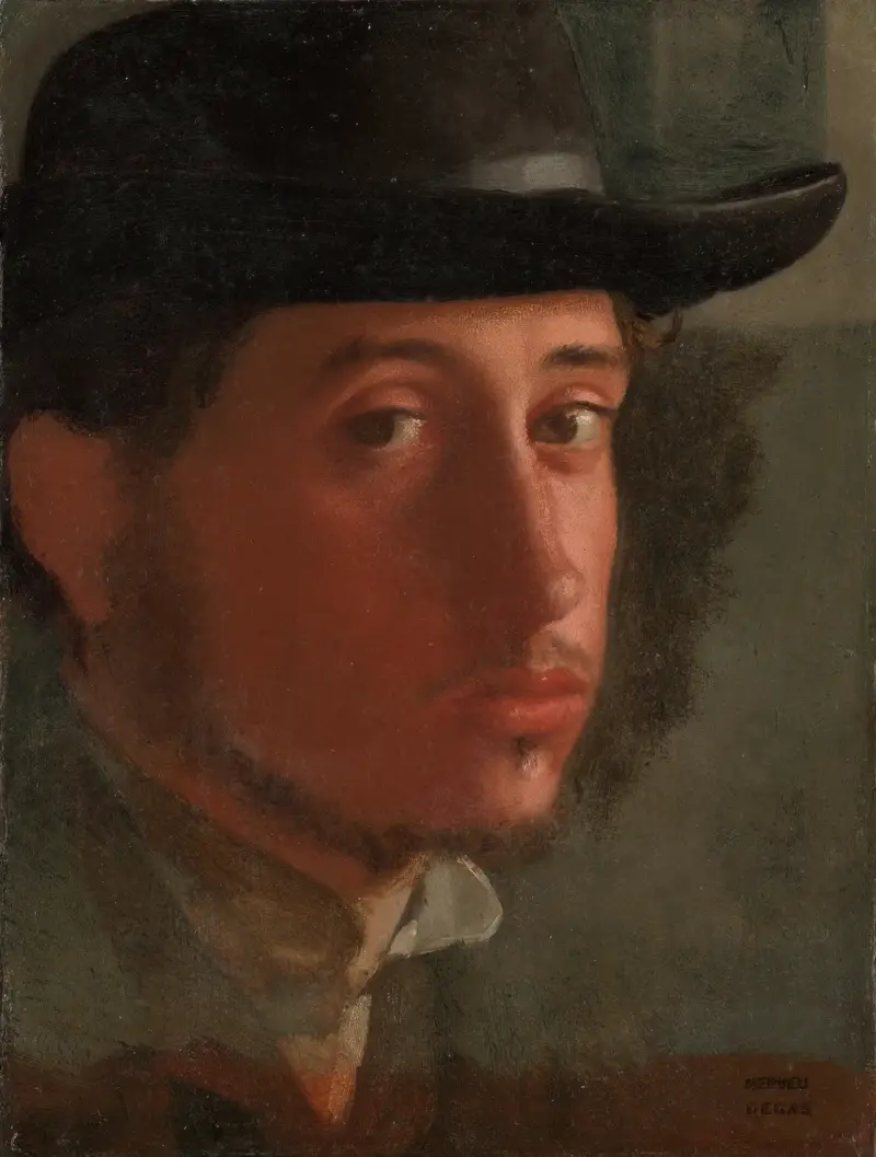 Self-Portrait – nr 1 av Edgar Degas