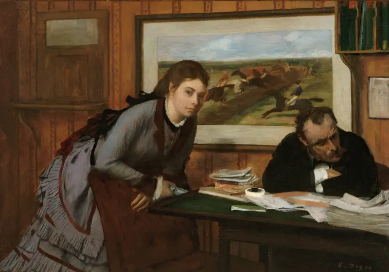 Trucující, Edgar Degas