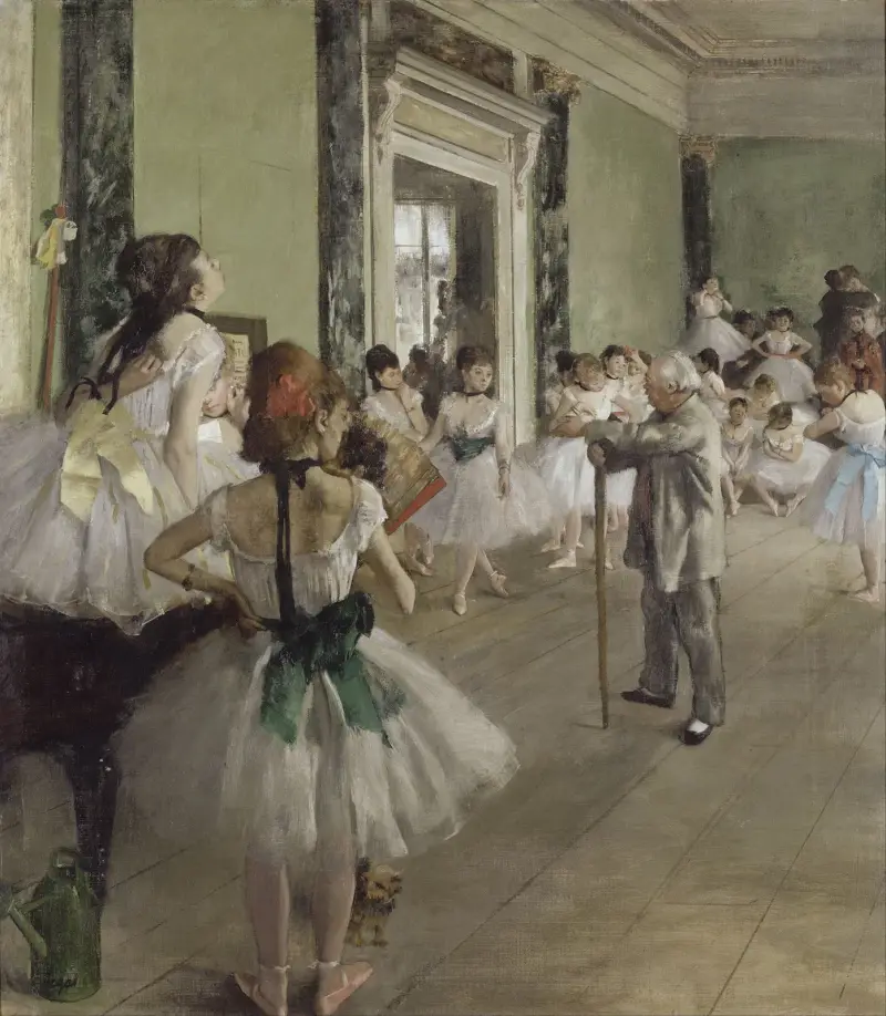 The Ballet Class av Edgar Degas
