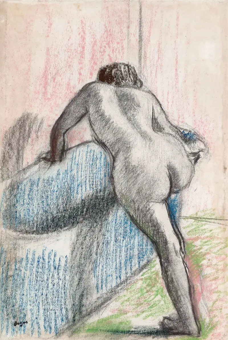The Bath av Edgar Degas