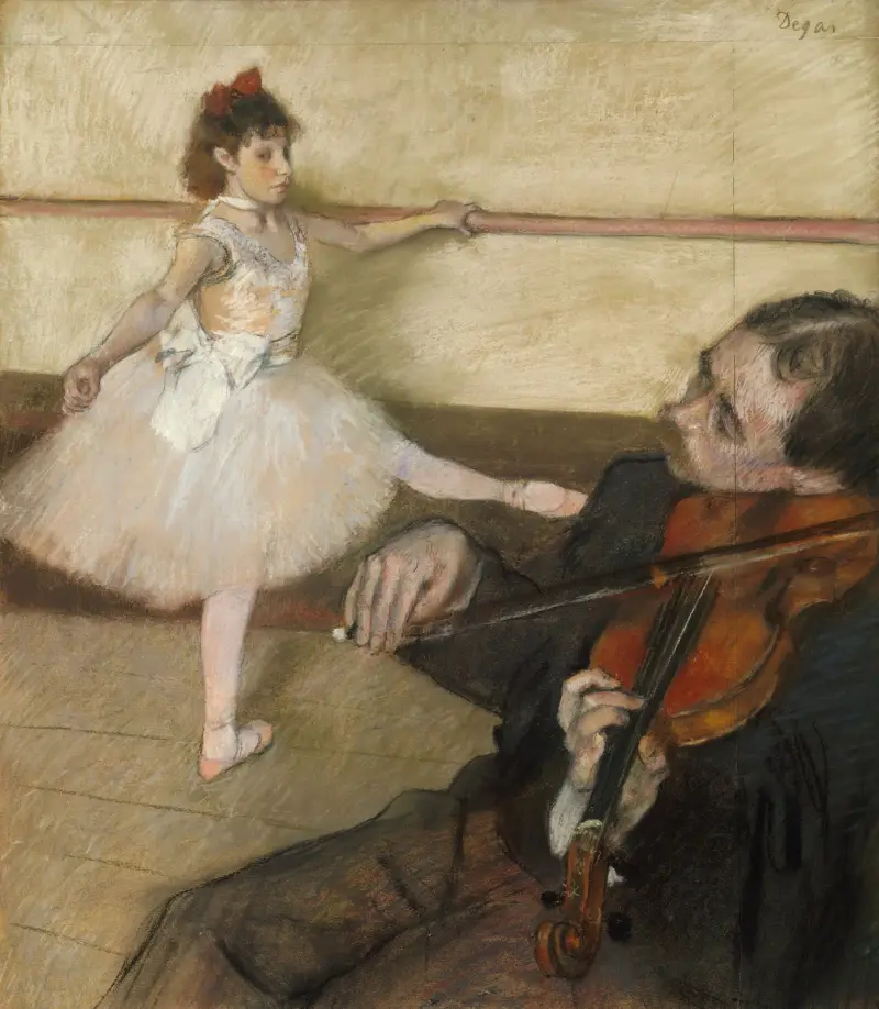Taneční hodina, 1879, Edgar Degas