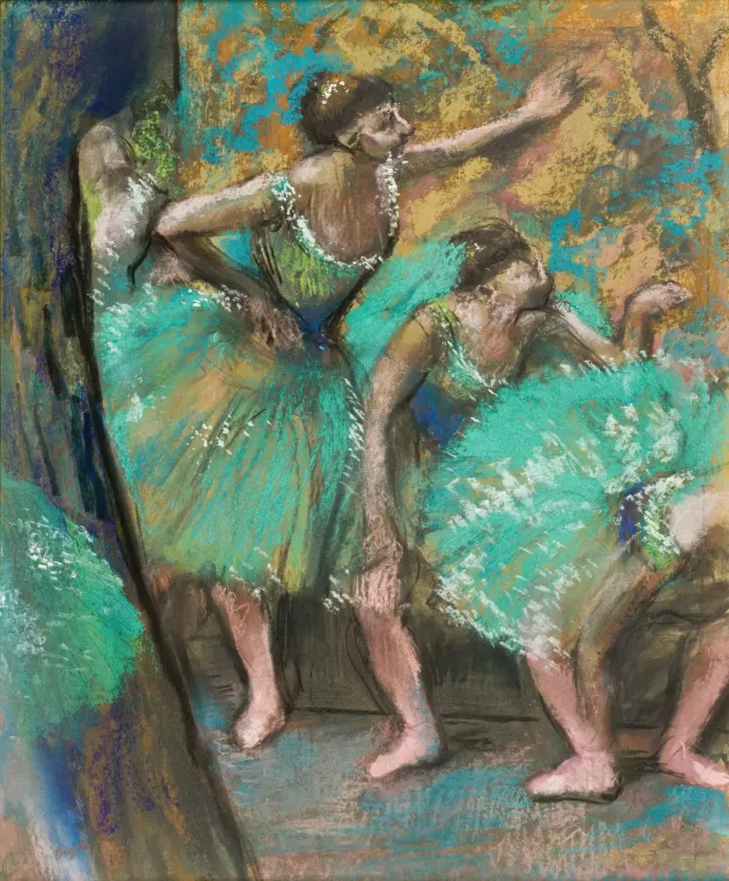 The Dancers av Edgar Degas