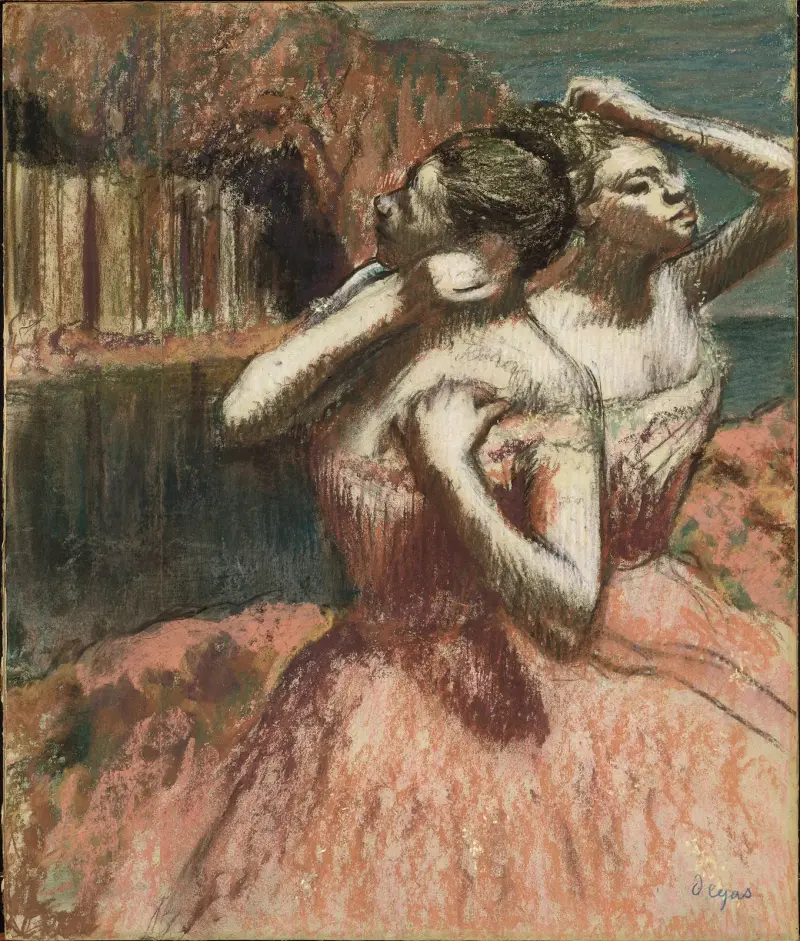 Two Dancers – nr 1 av Edgar Degas