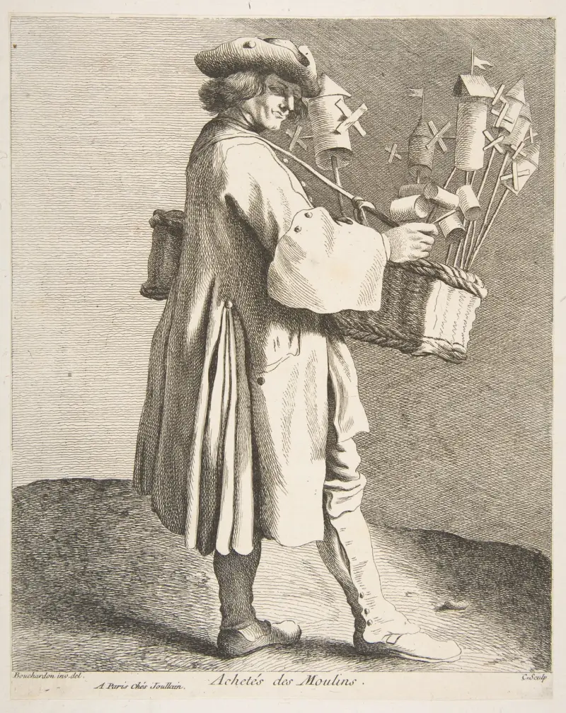 Whirligig Peddler av Edmé Bouchardon