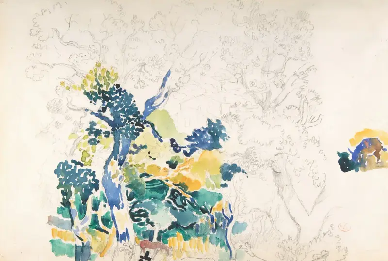 Landscape – nr 1 av Henri-Edmond Cross