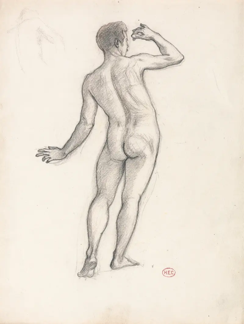 Männlicher Akt von Henri-Edmond Cross