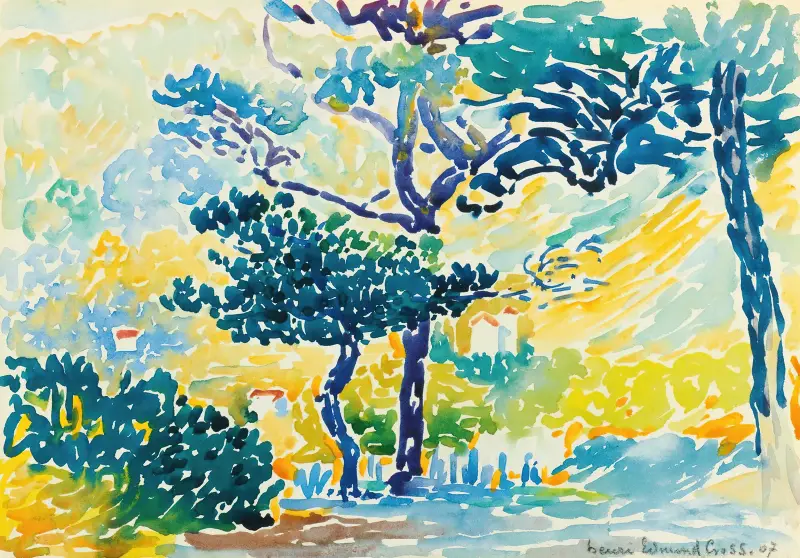 Provensálská krajina, Henri-Edmond Cross