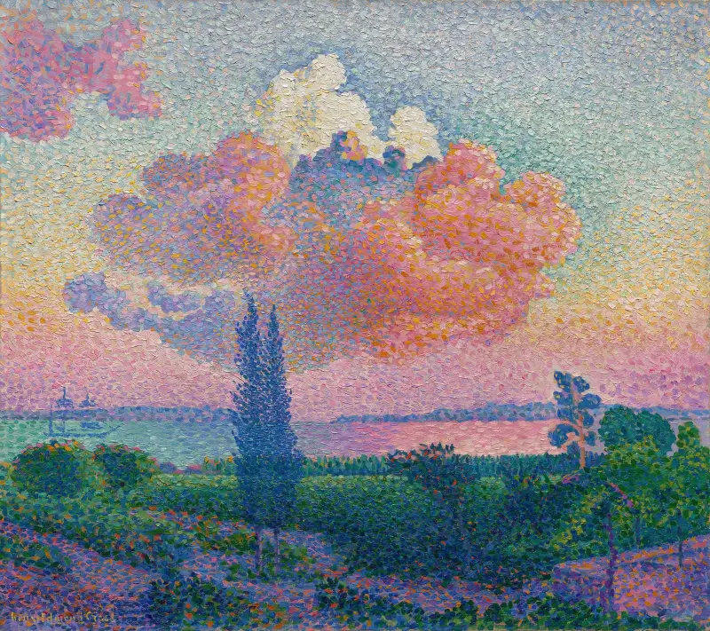 The Pink Cloud av Henri-Edmond Cross