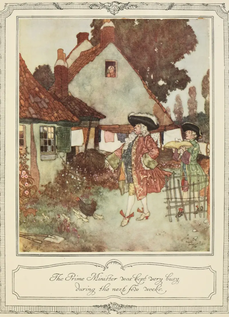 Premiärministern hölls mycket upptagen under de närmaste veckorna av Edmund Dulac