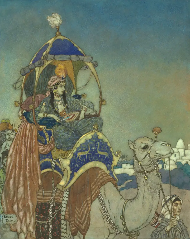 Królowa Saby, Edmund Dulac